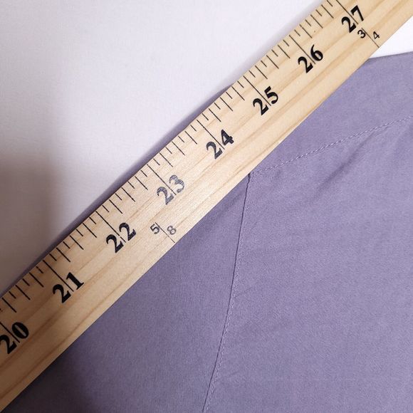 J Jill Shirt Womens Small Purple Silk Button Down Casual - Picture 9 of 11